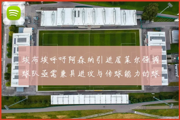 埃布埃呼吁阿森纳引进居莱尔强调球队亟需兼具进攻与传球能力的球员